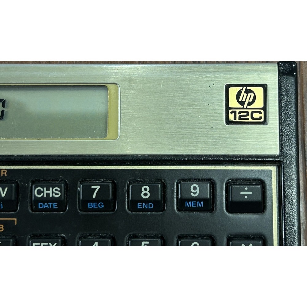Hewlett-Packard HP 12C Scientific Handheld Calculator With Case - Picture 4 of 10
